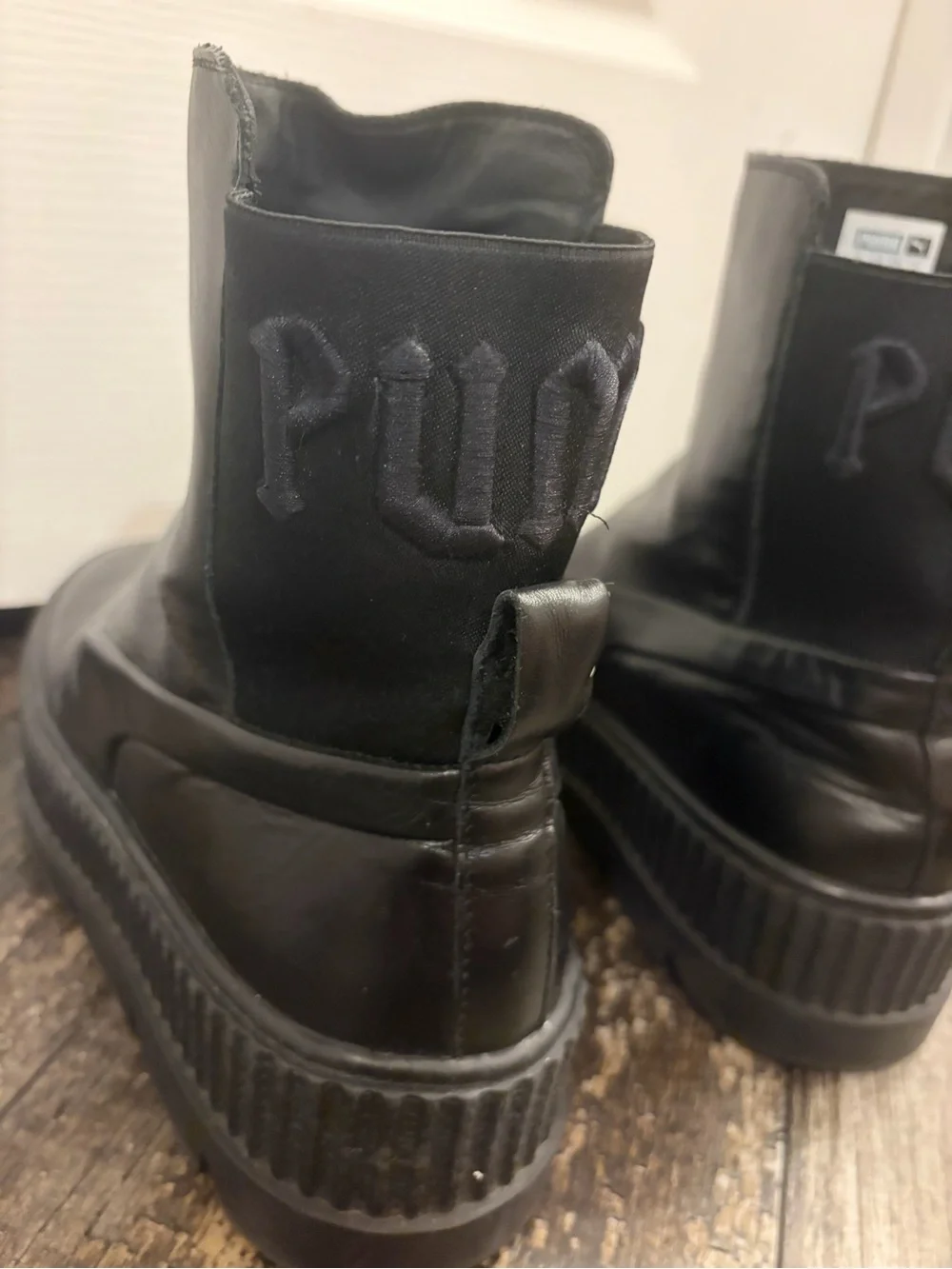 AUTHENTIC PUMA x Fenty by Rihanna Chelsea Sneaker Boots ‘Triple Black'